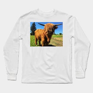 Scottish Highland Cattle Calf 2017 Long Sleeve T-Shirt